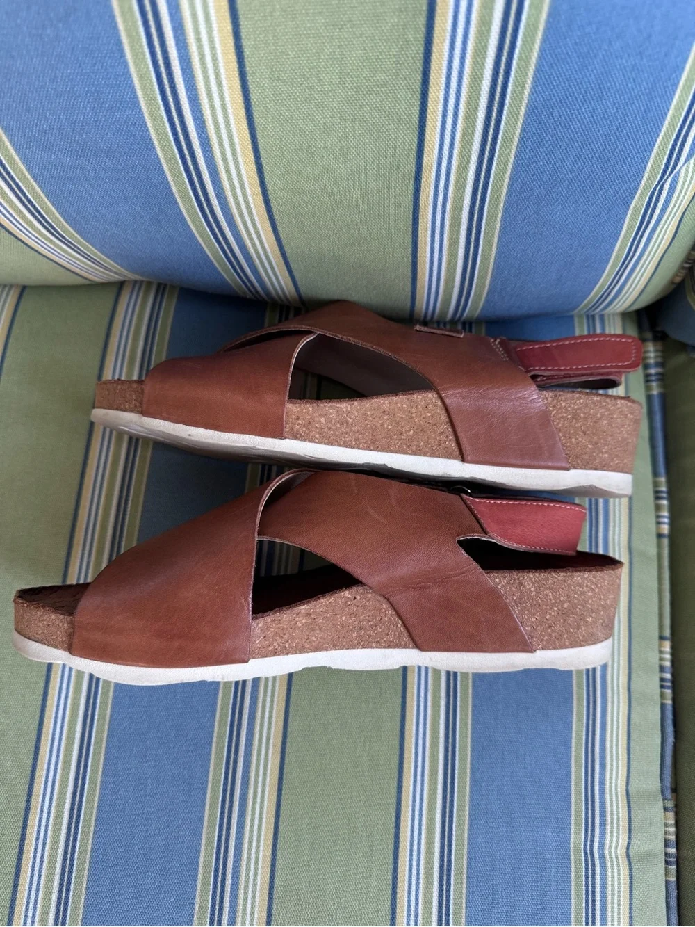 PIKOLINOS Mahon Leather Crisscross  Sandals